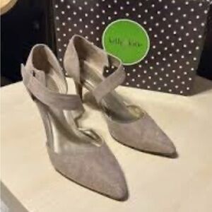 Kelly & Katie Tan Heels with Ankle Strap